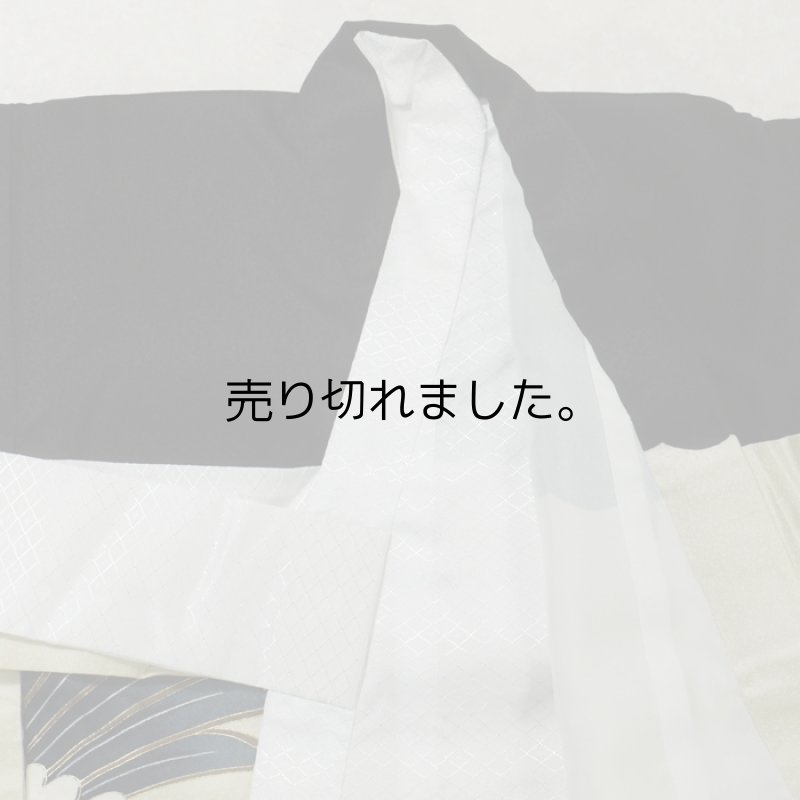 画像4: リサイクル男子祝着　正絹　 (4)