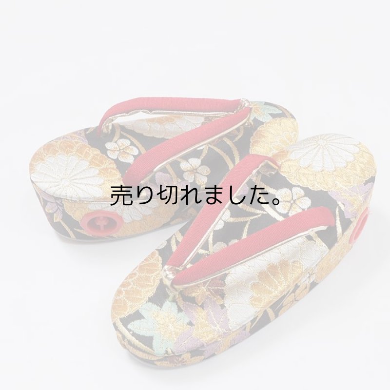 新品 七五三 3才 草履単品商品です アウトレット三歳 帯地草履