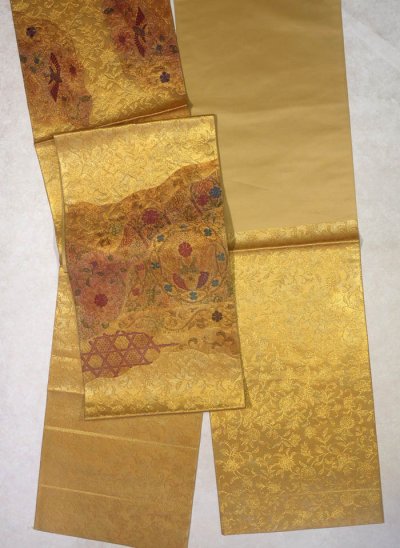 画像1: 正絹　新品袋帯　アウトレット