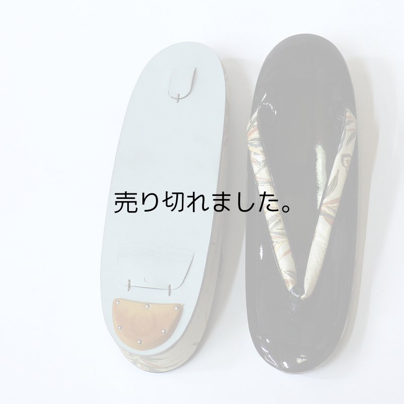 画像3: 未使用品　本革草履バックバセット (3)