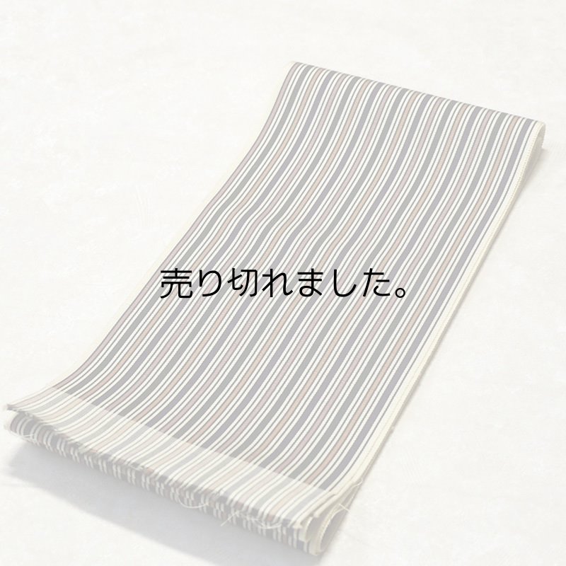 画像5: 正絹　リサイクル博多半巾帯　単衣 (5)