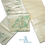 画像1: 正絹　リサイクル袋帯　 (1)