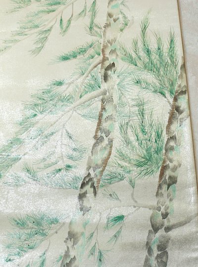 画像2: 正絹　リサイクル袋帯　