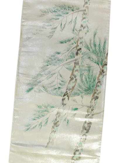画像1: 正絹　リサイクル袋帯　