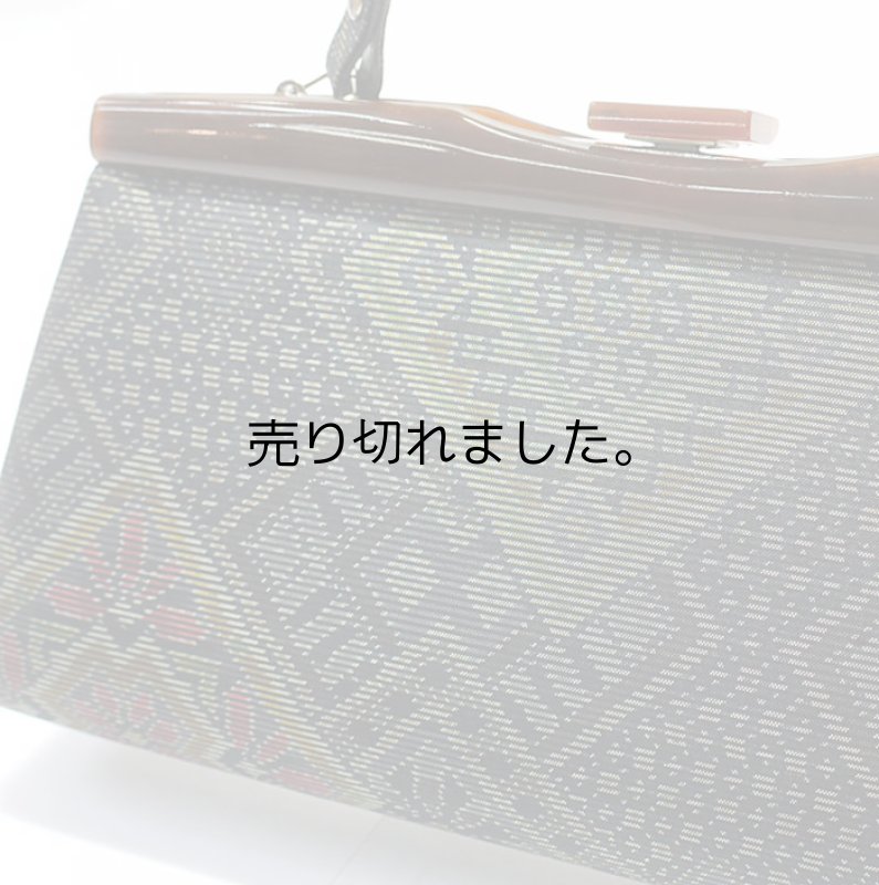 画像2: リサイクルバック　正絹大島生地 (2)