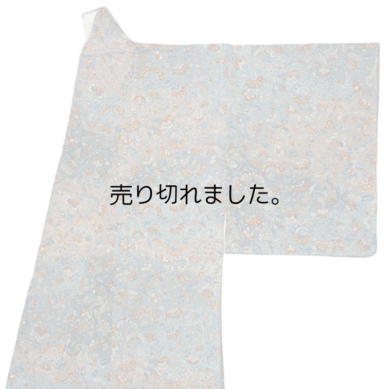 画像2: リサイクル染め小紋　単衣　未使用品 (2)