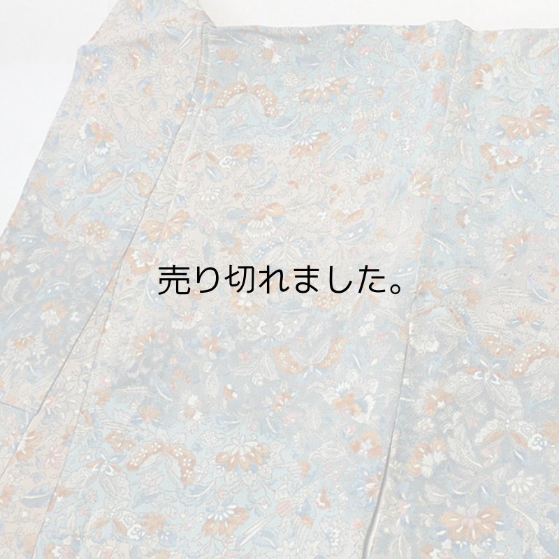 画像4: リサイクル染め小紋　単衣　未使用品 (4)