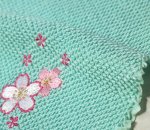 画像3: 正絹　刺繍総絞り帯揚げ (3)
